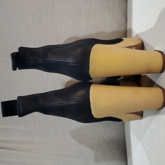 All Saints Blaise Chelsea Terra platform chunky heel boots - Picture 5 of 9